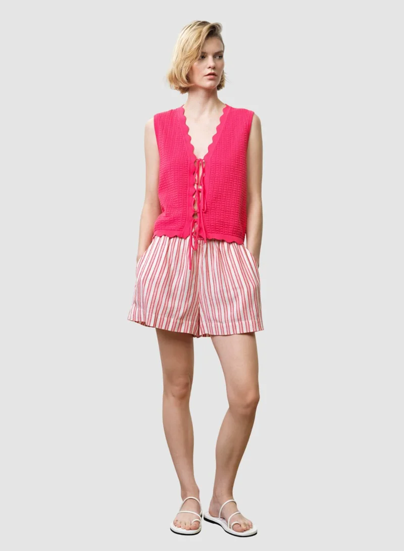 French Connection Fuschia Pink Lois Mozart Top Vest for Women | Best Price UAE
